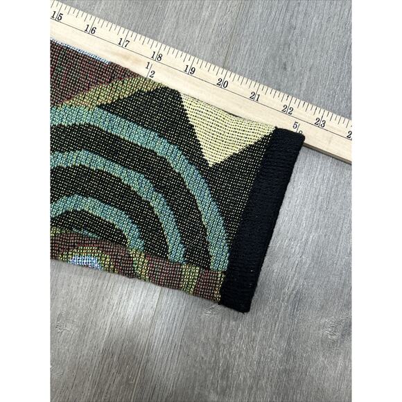 Vtg Its In The Bag Unge-Potch-Ket Sz Small Tapestry Button Jacket Art To Wear - Picture 9 of 9